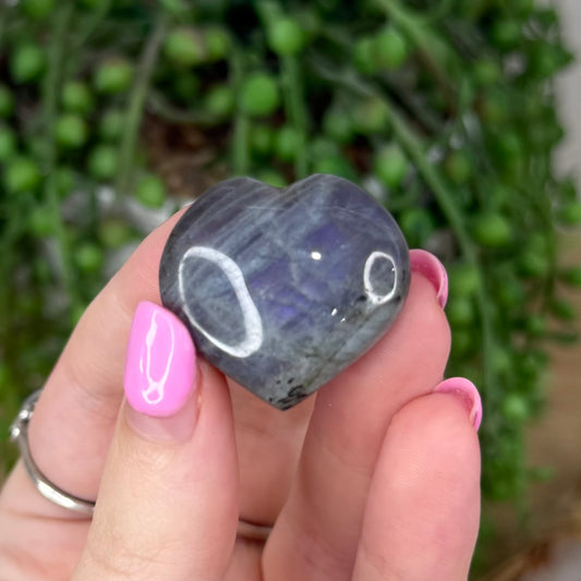 Labradorite Heart (X736)