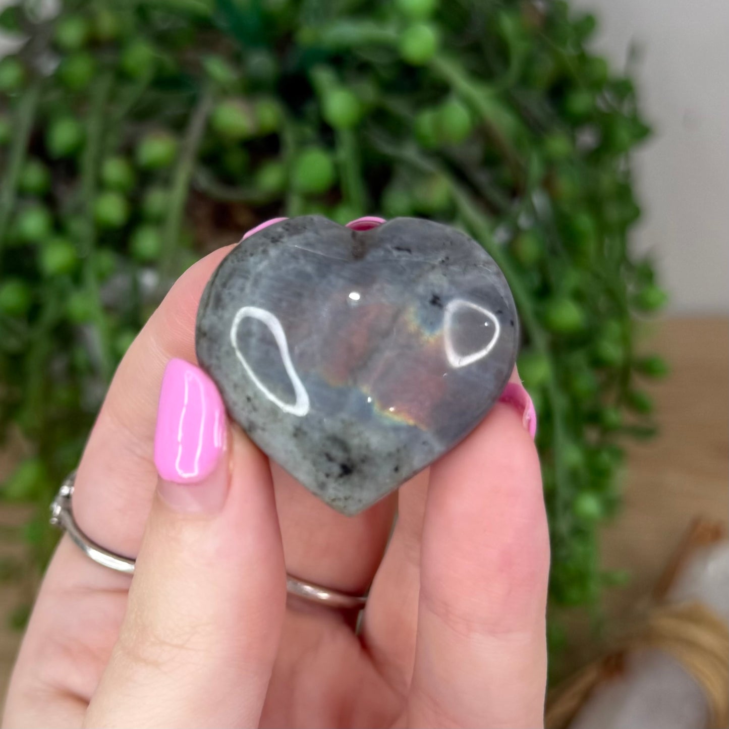 Labradorite Heart (X755)