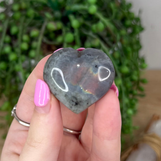 Labradorite Heart (X755)
