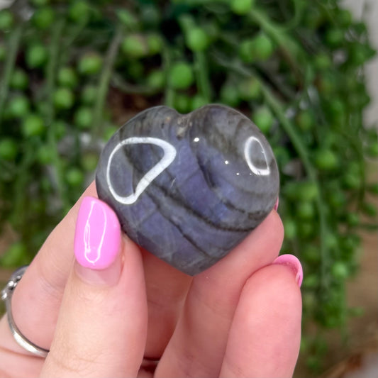 Labradorite Heart (X746)