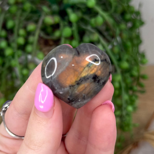 Labradorite Heart (X752)