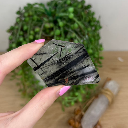 Tourmaline In Quartz Slab (X885)