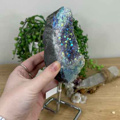 Aura Amethyst Cave On Stand (K602)