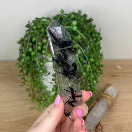Tourmaline In Quartz Slab (X886)