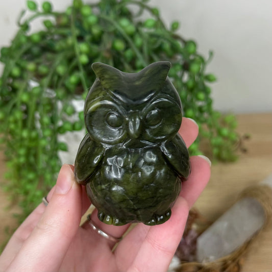 Green Jade Owl (R840)