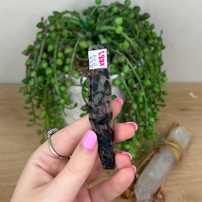 Tourmaline In Quartz Slab (X883)