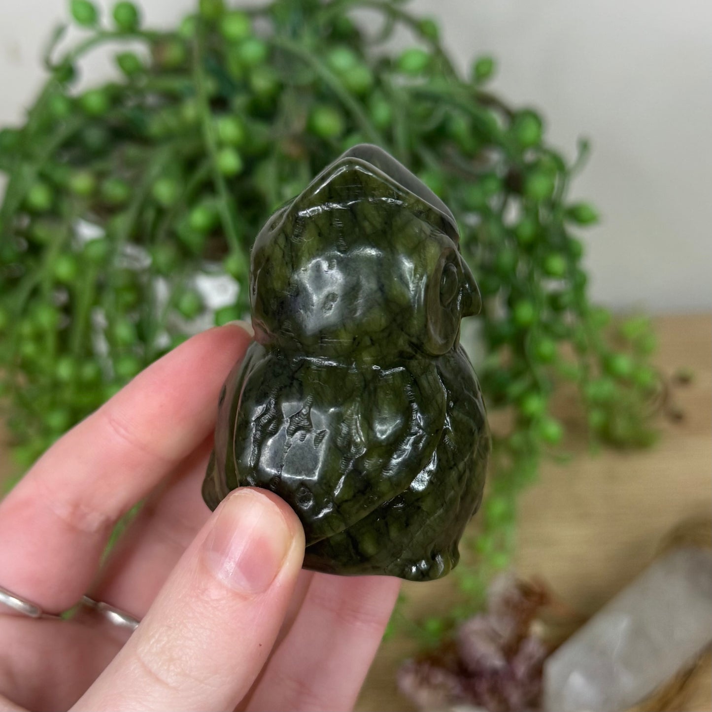 Green Jade Owl (R840)