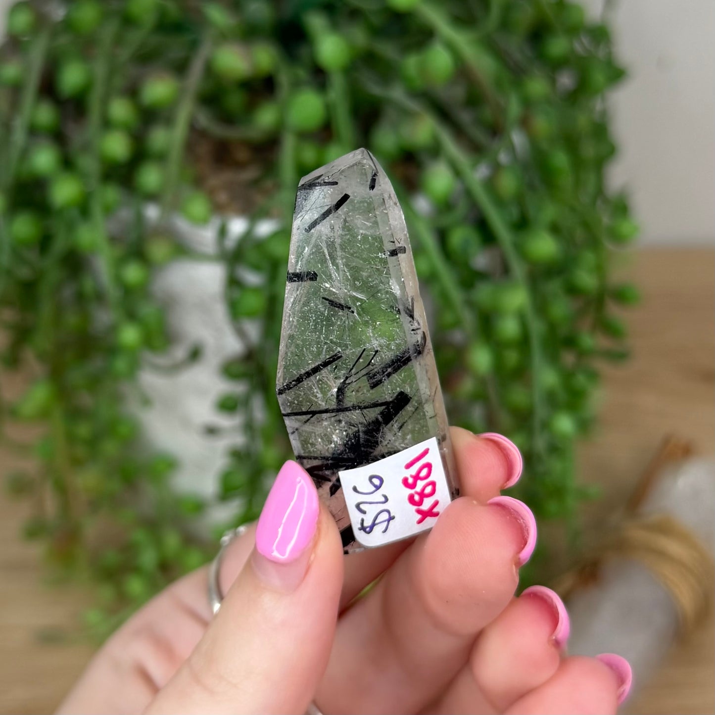 Tourmaline In Quartz Slab (X881)