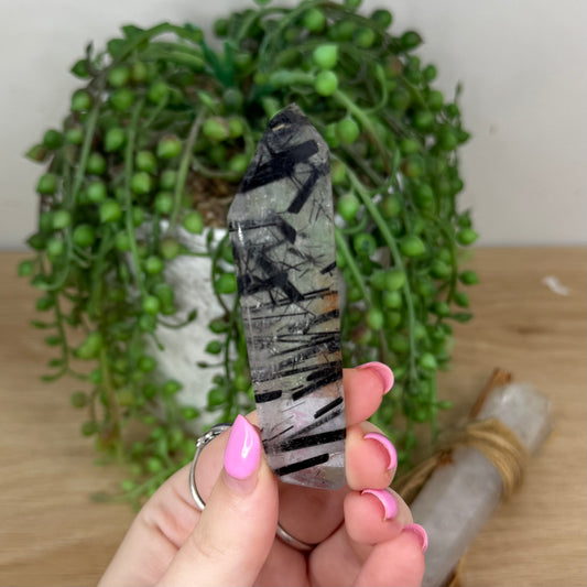 Tourmaline In Quartz Slab (X884)