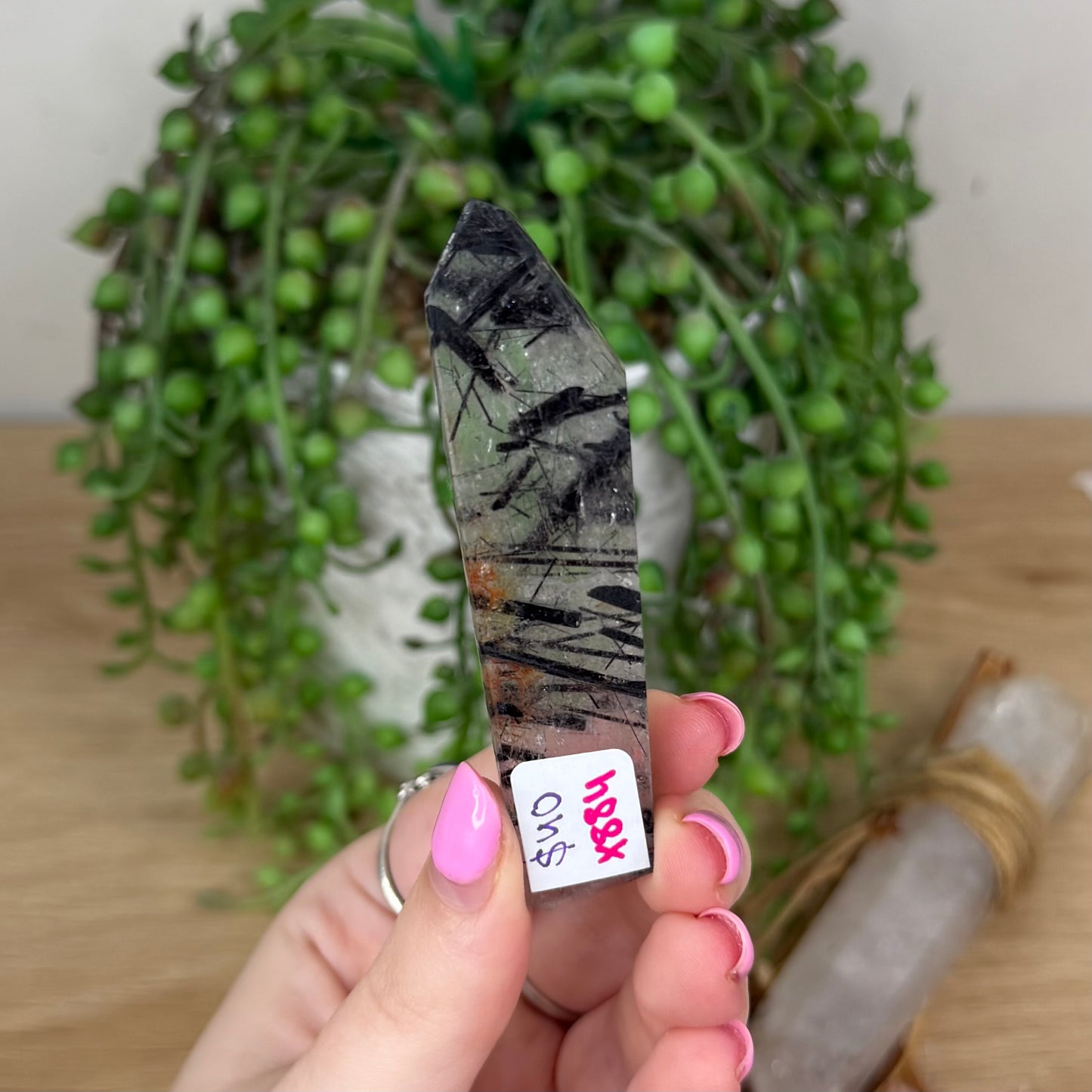 Tourmaline In Quartz Slab (X884)