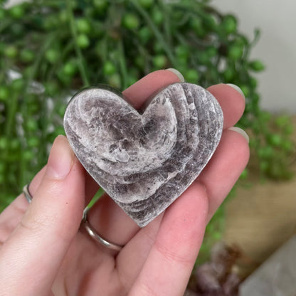 Purple Mica Heart (R768)
