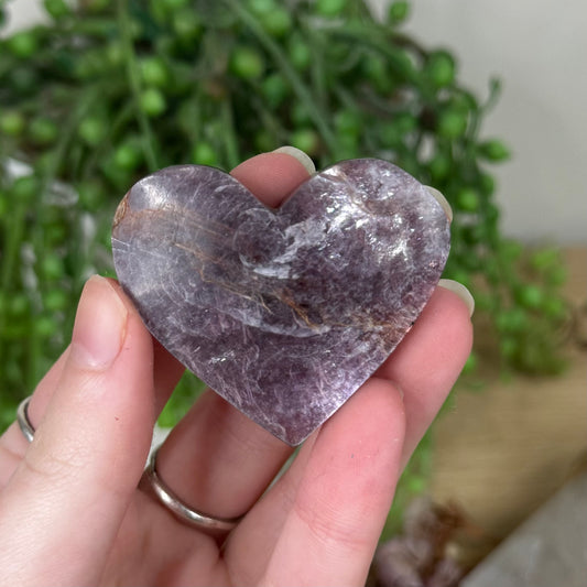 Purple Mica Heart (R767)