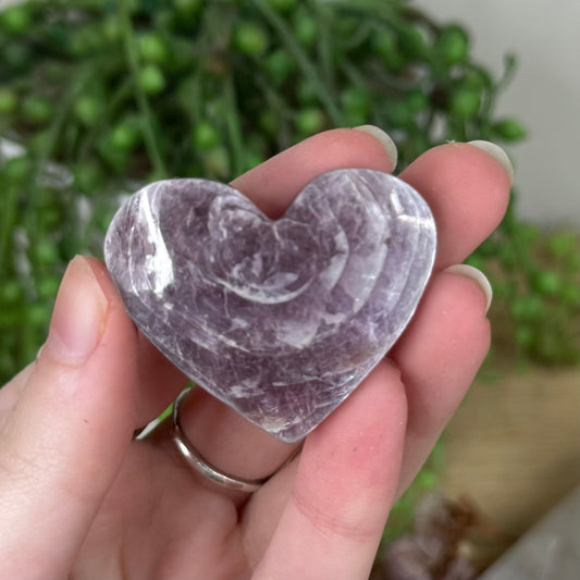 Purple Mica Heart (R765)
