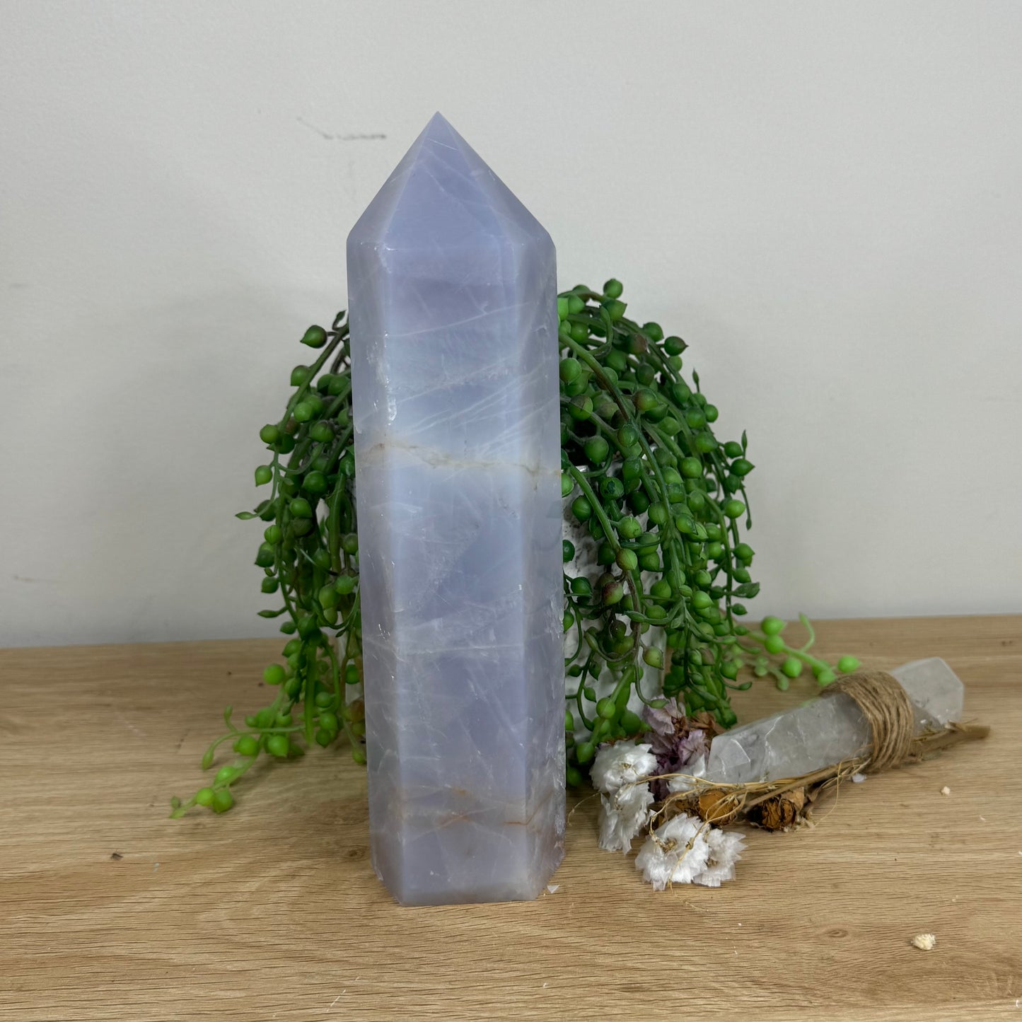 Blue Rose Quartz Tower (N775)