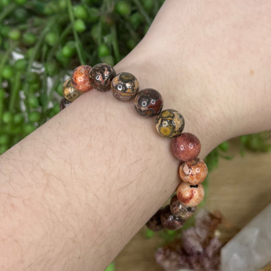 Leopard Skin Jasper Bracelet (R180) (R177) (R179)