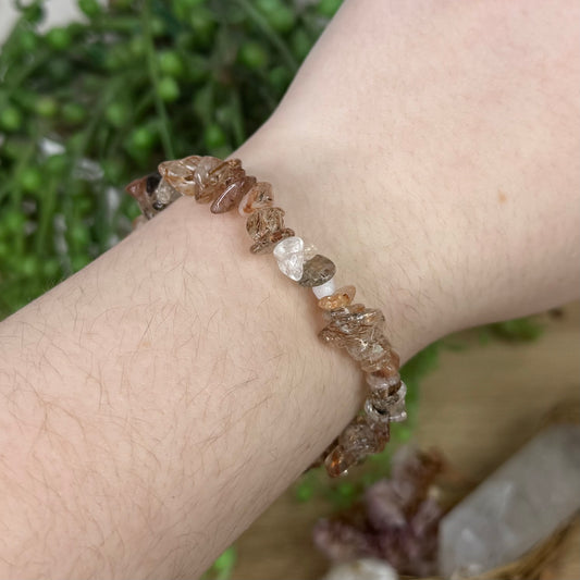 Rutile Chip Bracelet (R887) (R886) (R889) (R888) (R890)