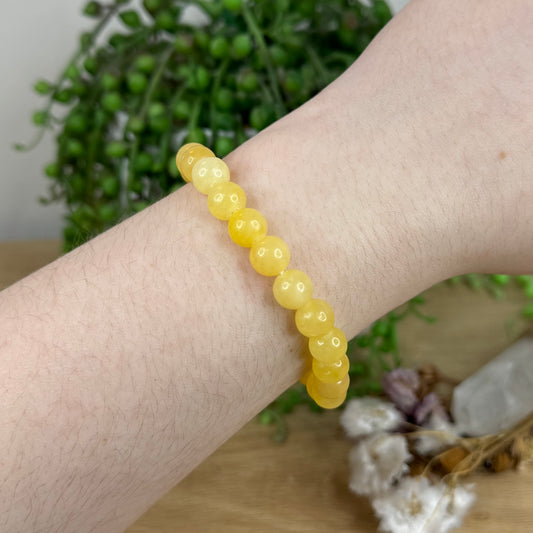 Yellow Calcite Bracelet (N43) (N42) (O857)