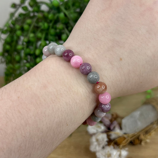 Dyed Chalcedony Bracelet (L311)