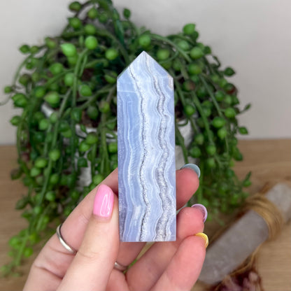 Blue Lace Agate Point (Y19)