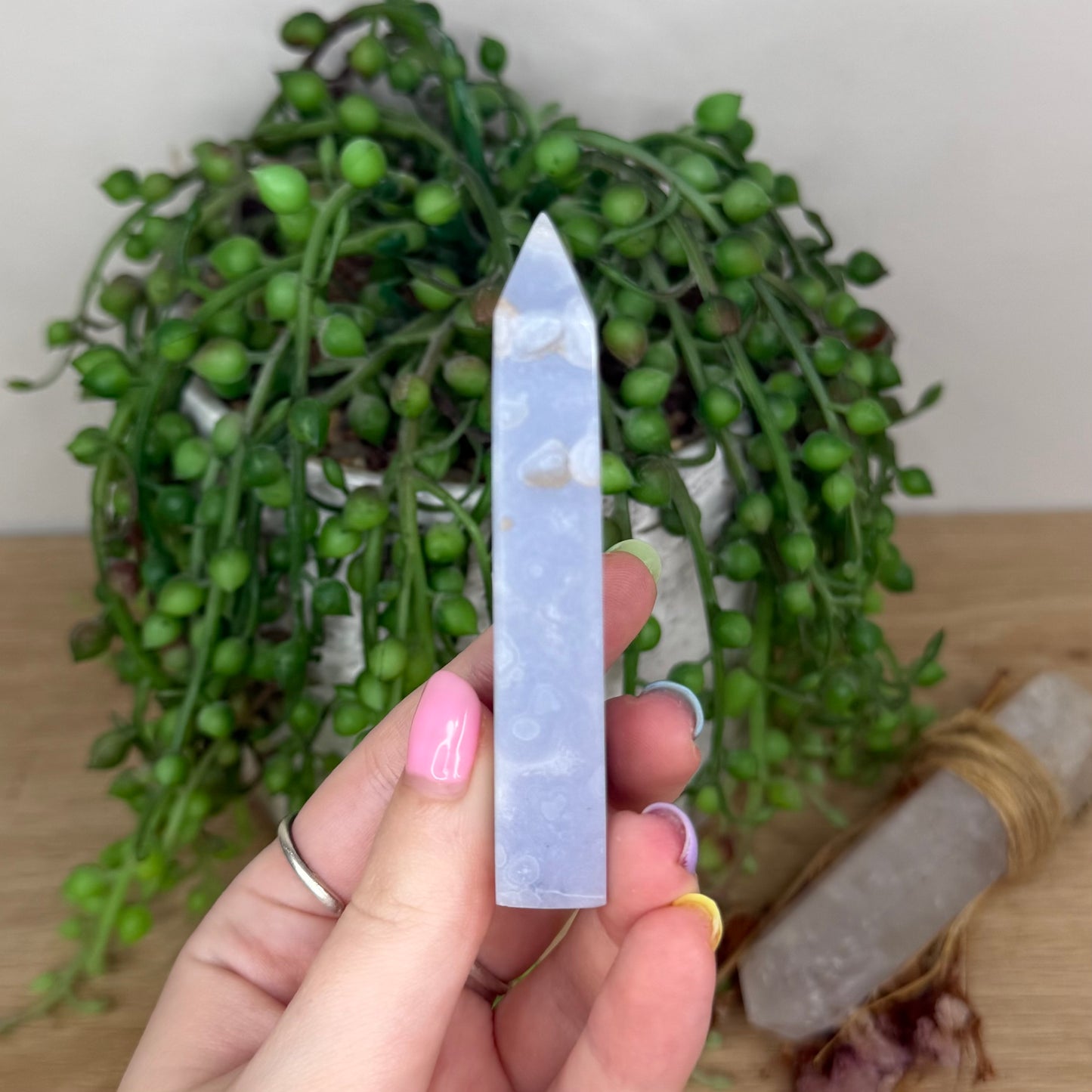 Blue Lace Agate Point (Y19)