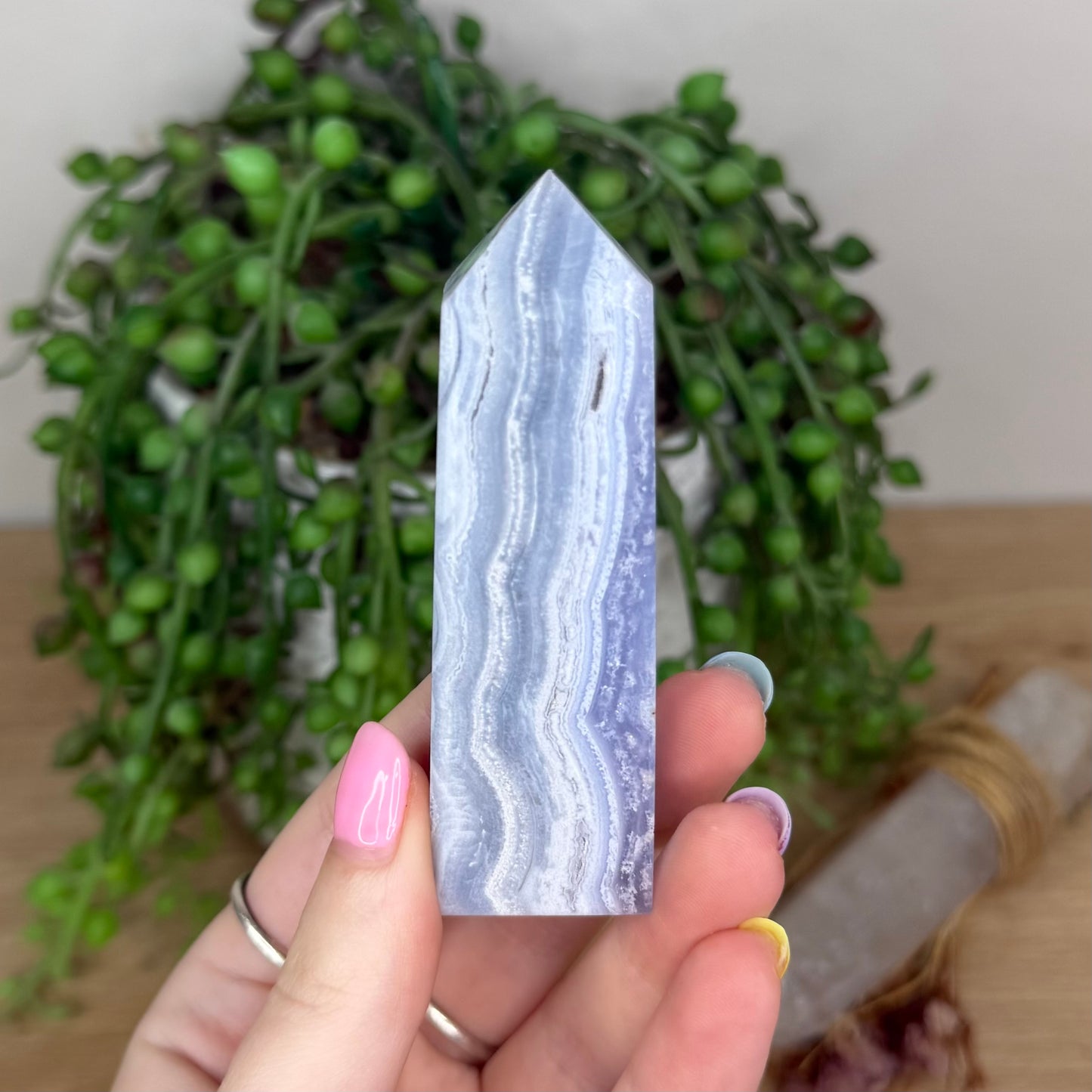 Blue Lace Agate Point (Y20)