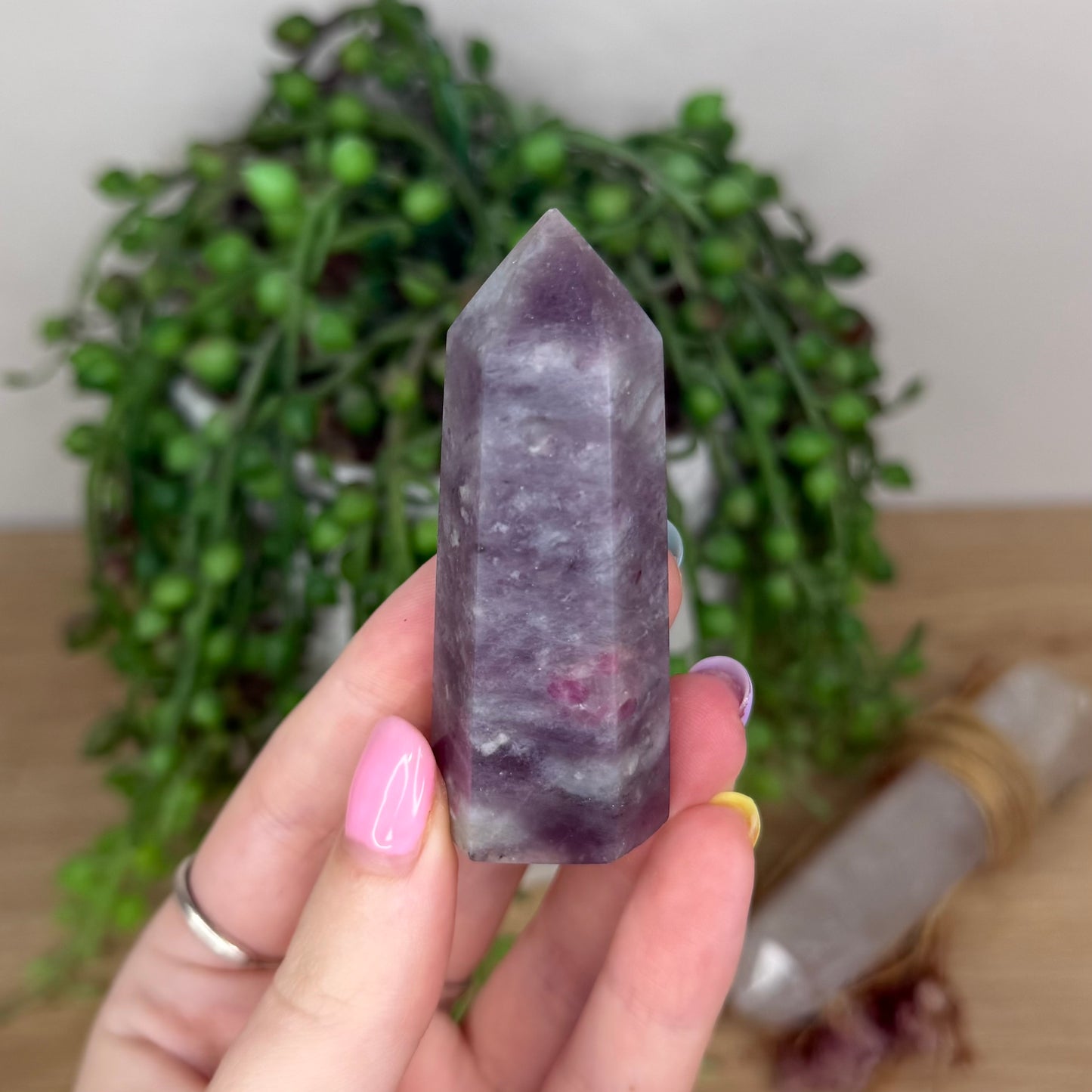 Plum Tourmaline Point (Y36)
