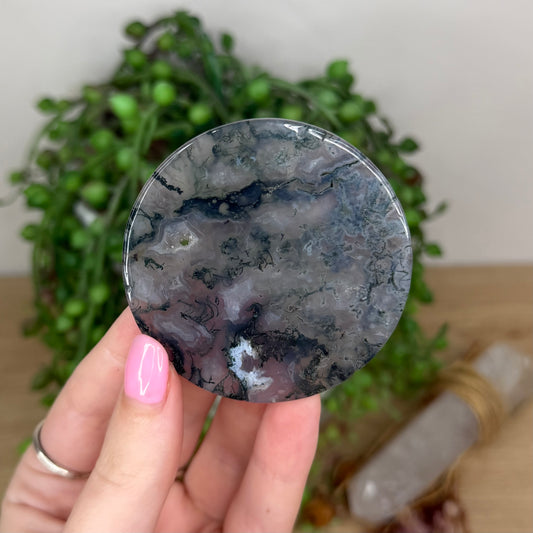 Moss Agate Disc (Y80)