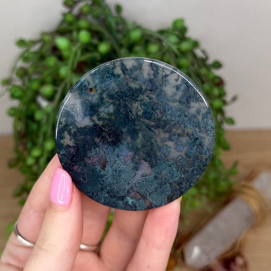 Moss Agate Disc (Y76)