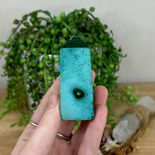 Malachite / Chrysocolla Point (N841)