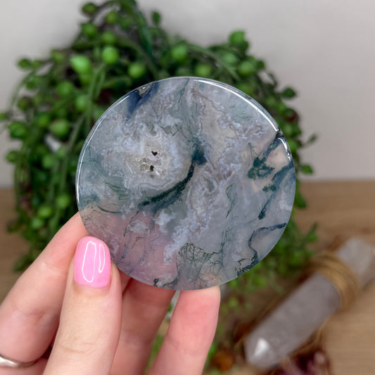 Moss Agate Disc (Y78)
