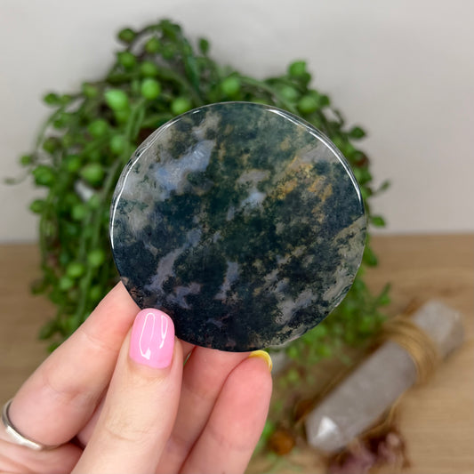Moss Agate Disc (Y75)