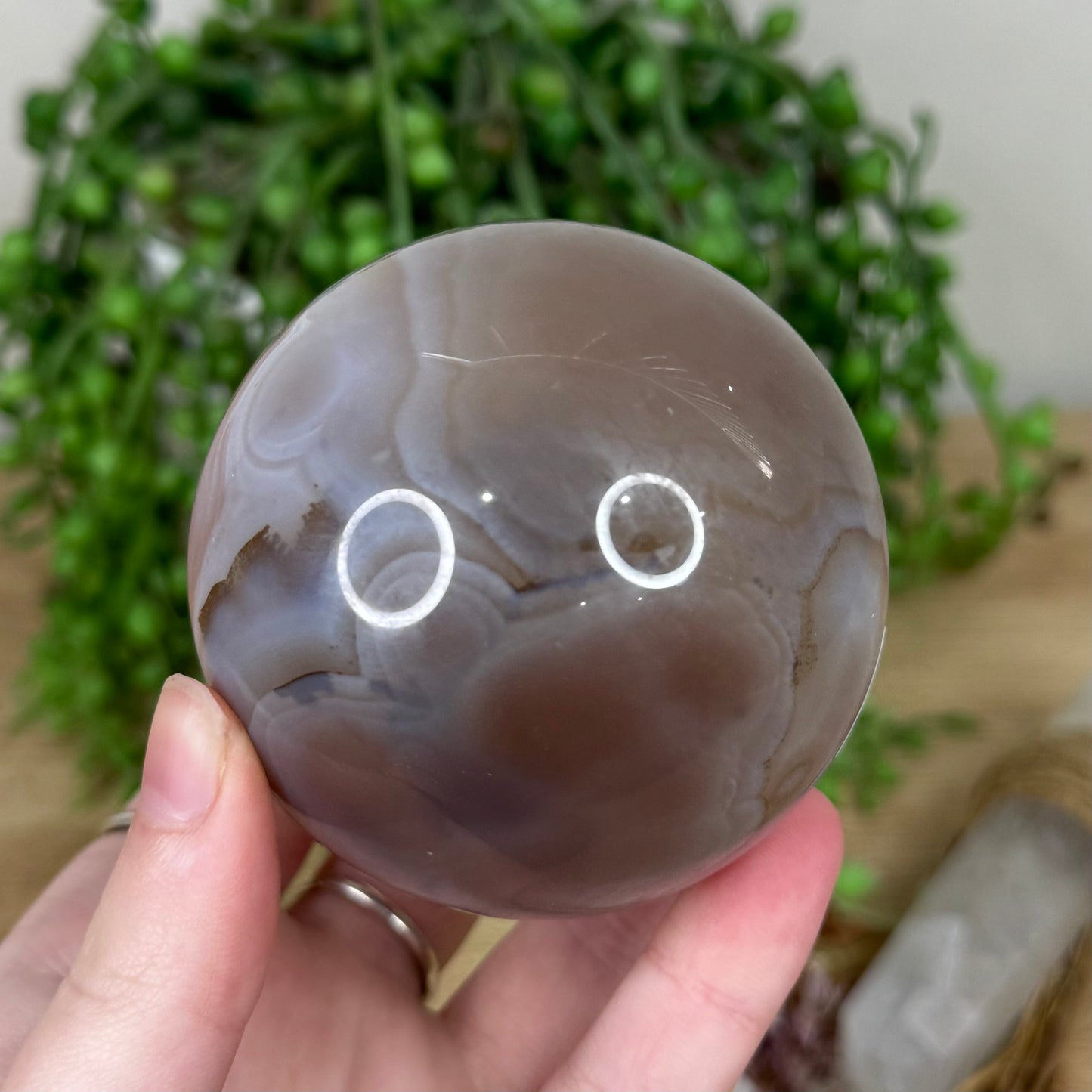 Pink Agate Sphere (S98)
