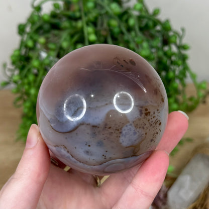 Pink Agate Sphere (S98)