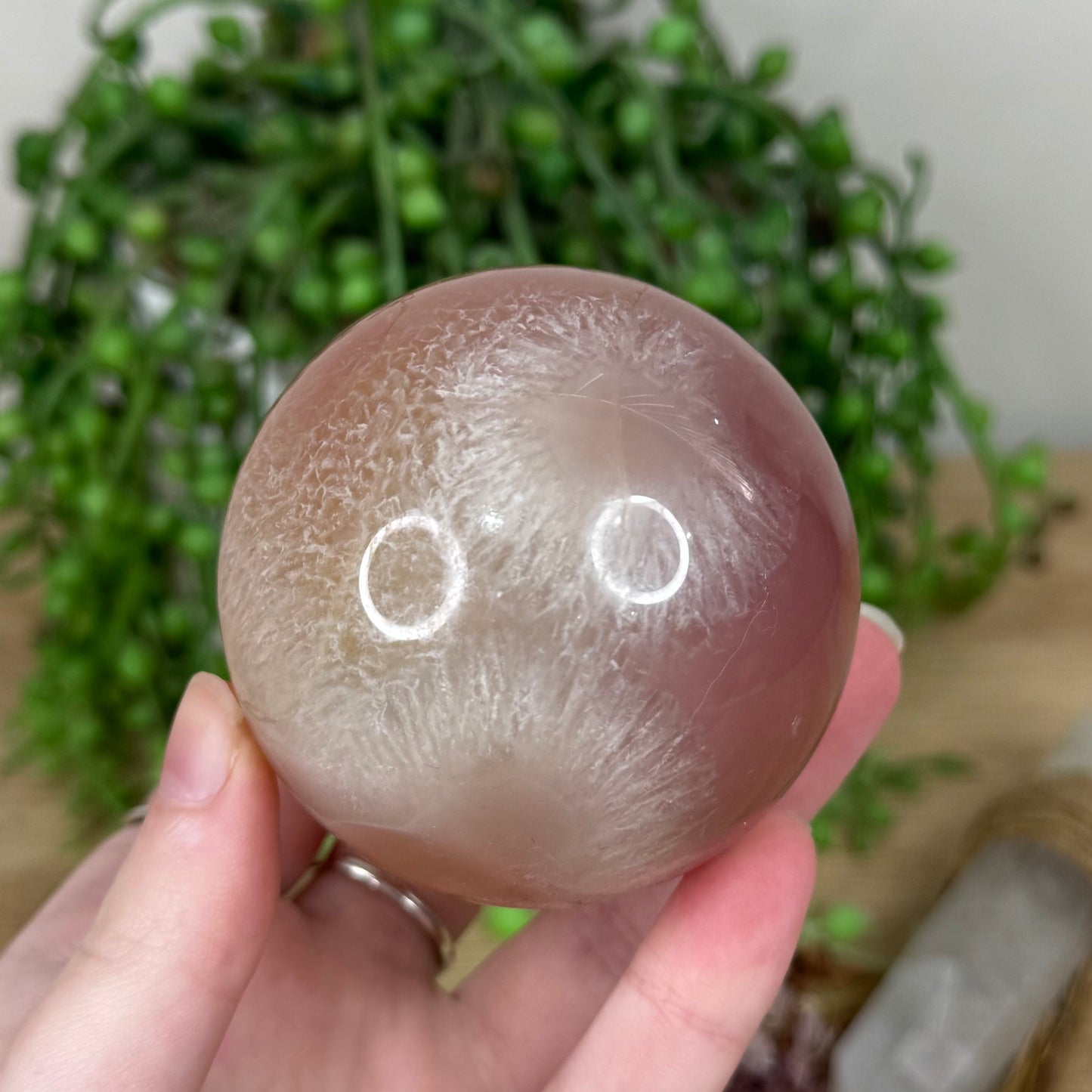 Pink Agate Sphere (S96)