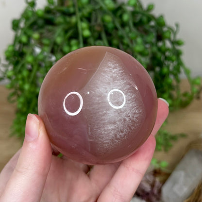 Pink Agate Sphere (S96)