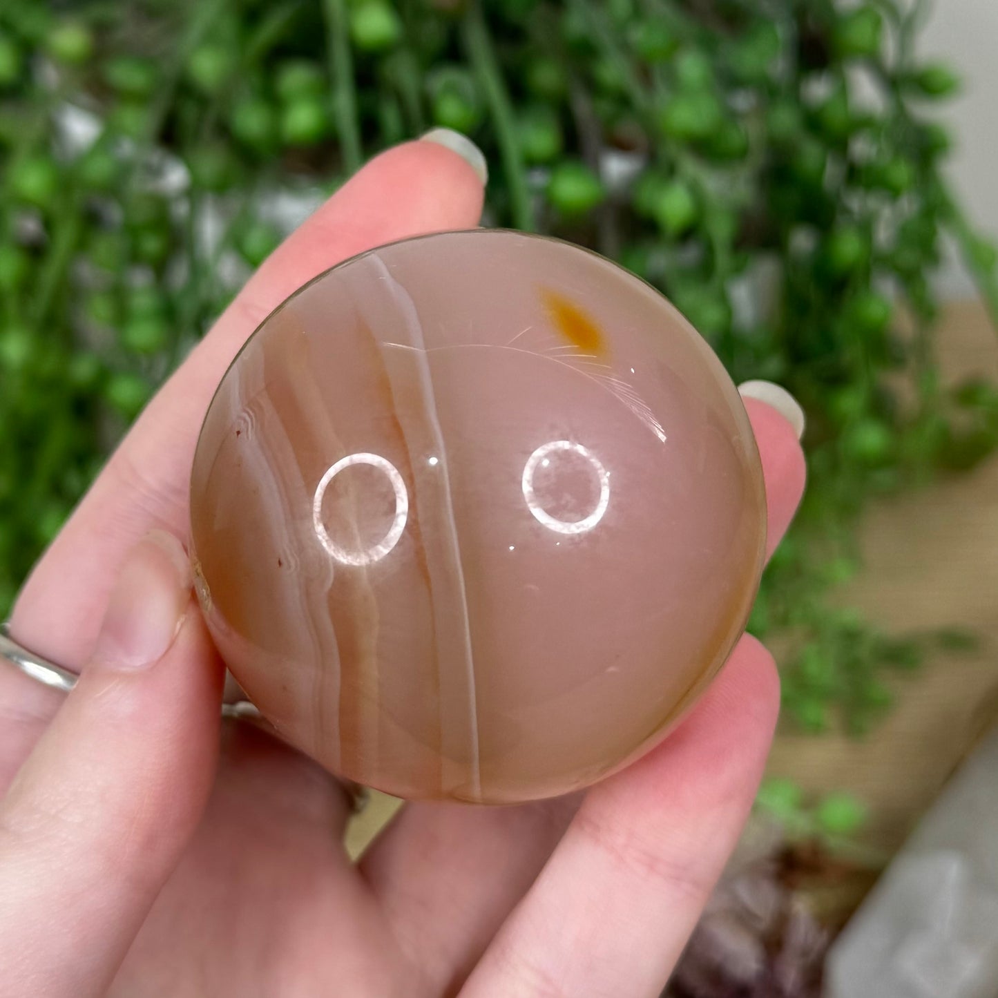 Pink Agate Sphere (S94)