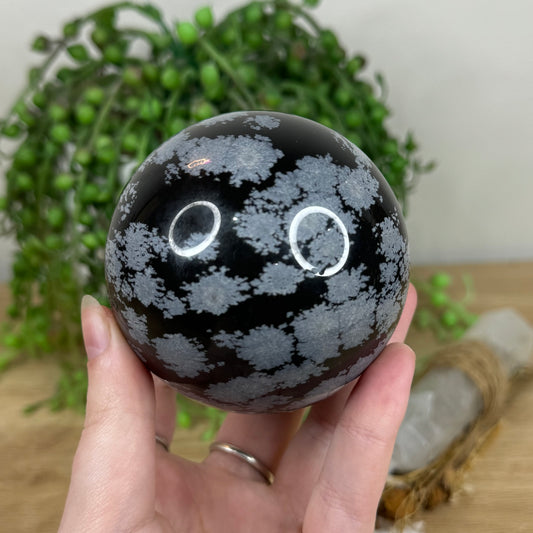 Snowflake Obsidian Sphere (N842)