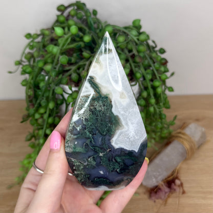 Moss Agate Arch Free Form (Y34)
