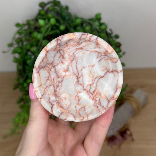 Red Vein Jasper Bowl (Y58)