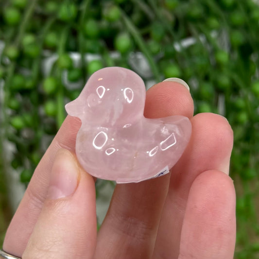 Rose Quartz Duck (E826) (L163) (L164) (E825) (L165) (E827) (L166)