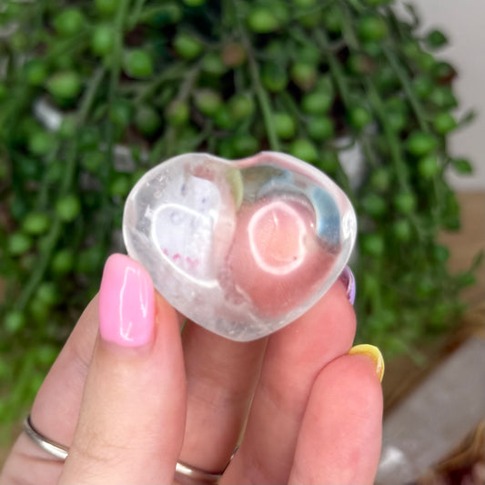 Clear Quartz Heart (X951)