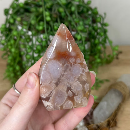 Flower Agate / Carnelian Arch Free Form (S57)