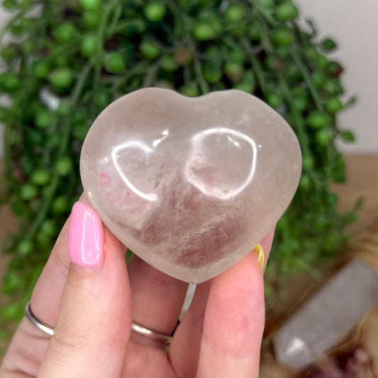 Smokey Quartz Heart (X968)