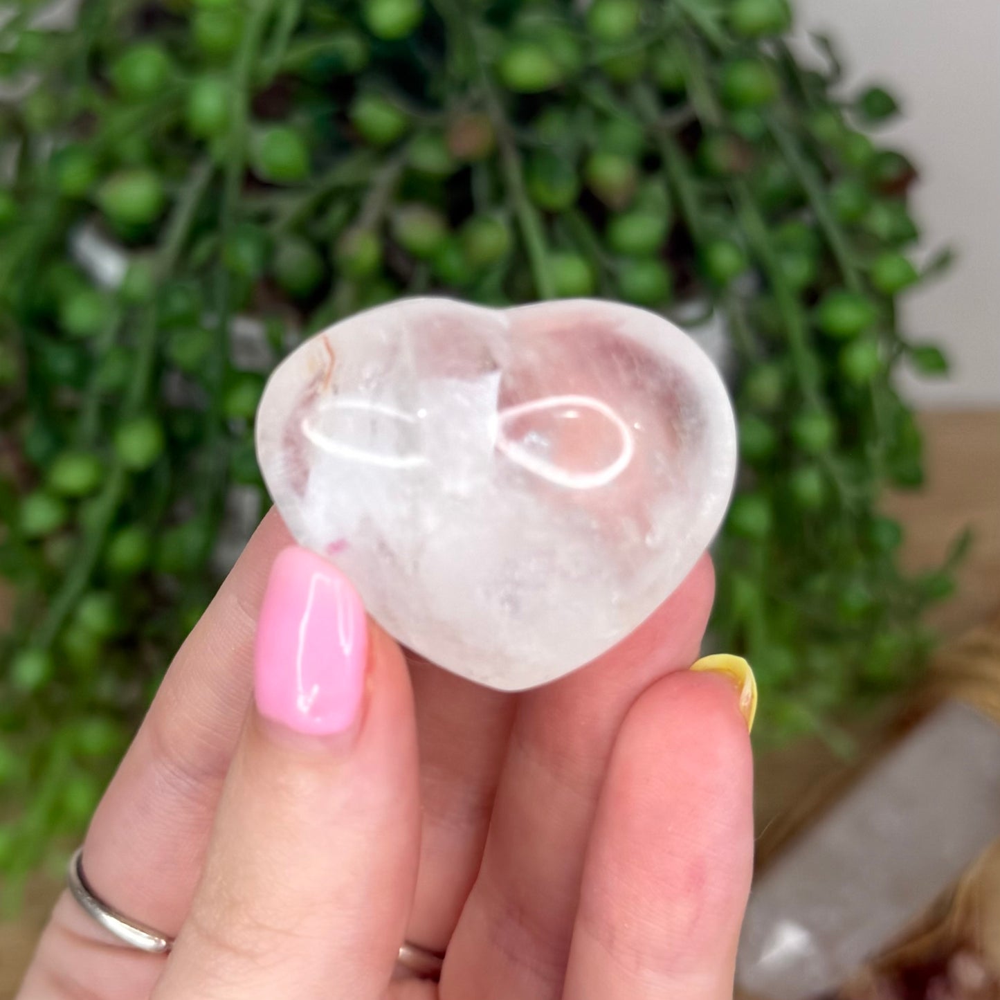 Clear Quartz Heart (X949)
