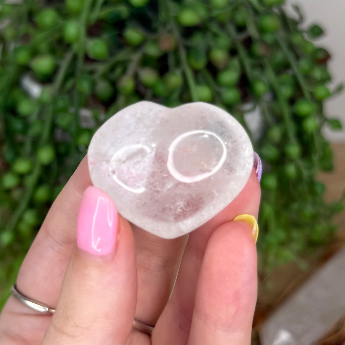 Clear Quartz Heart (X952)