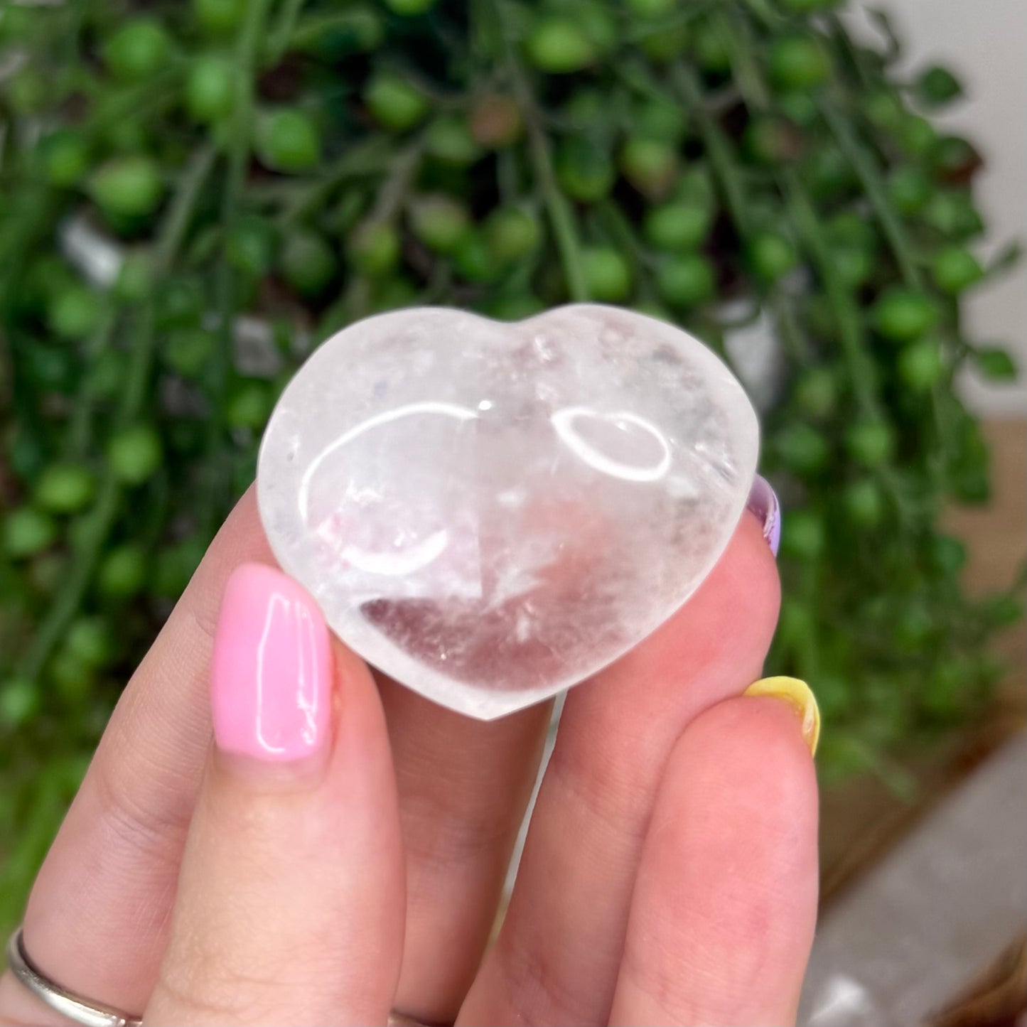 Clear Quartz Heart (X948)