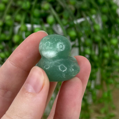 Green Aventurine Duck (L129)