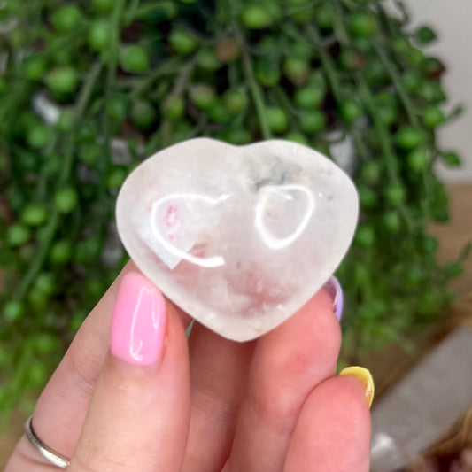 Clear Quartz Heart (X953)