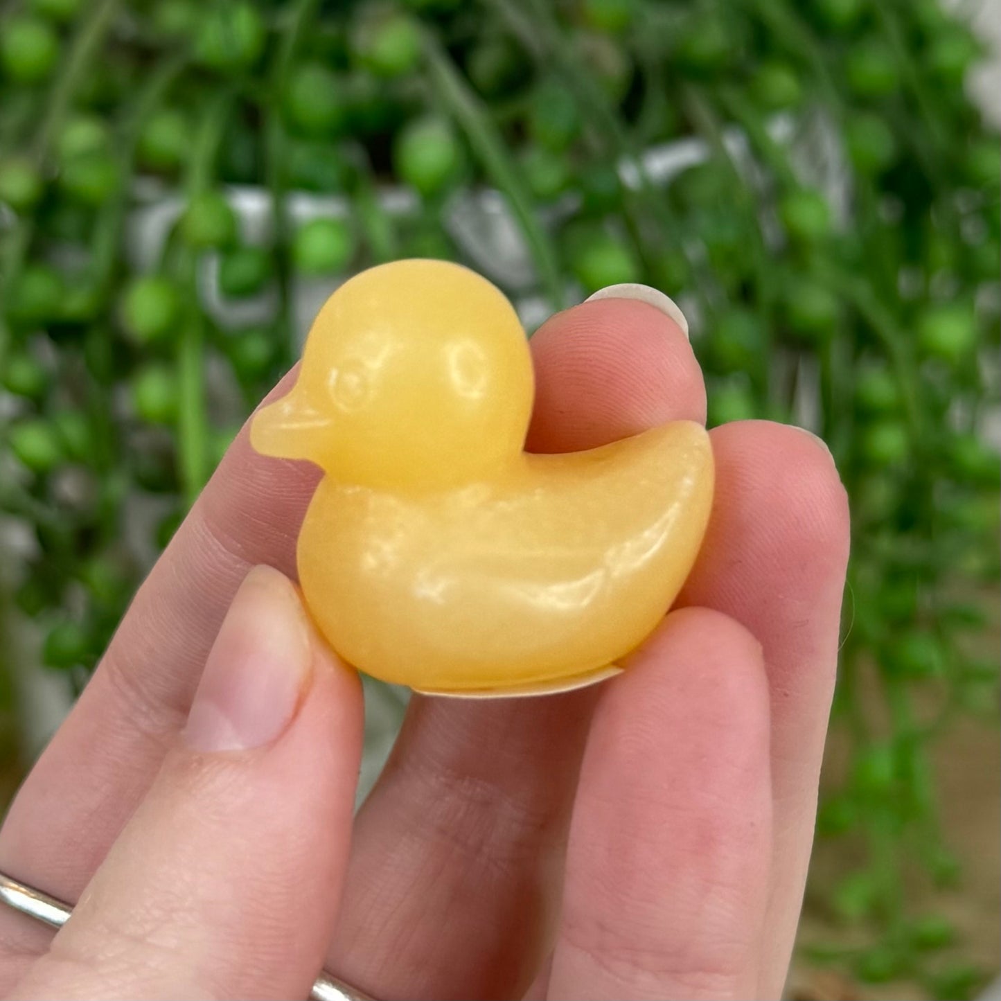 Yellow Calcite Duck (D905) (L157) (D392) (L159) (D902) (L161) (L160)