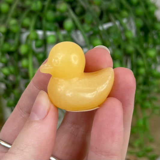 Yellow Calcite Duck (D905) (L157) (D392) (L159) (D902) (L161) (L160)